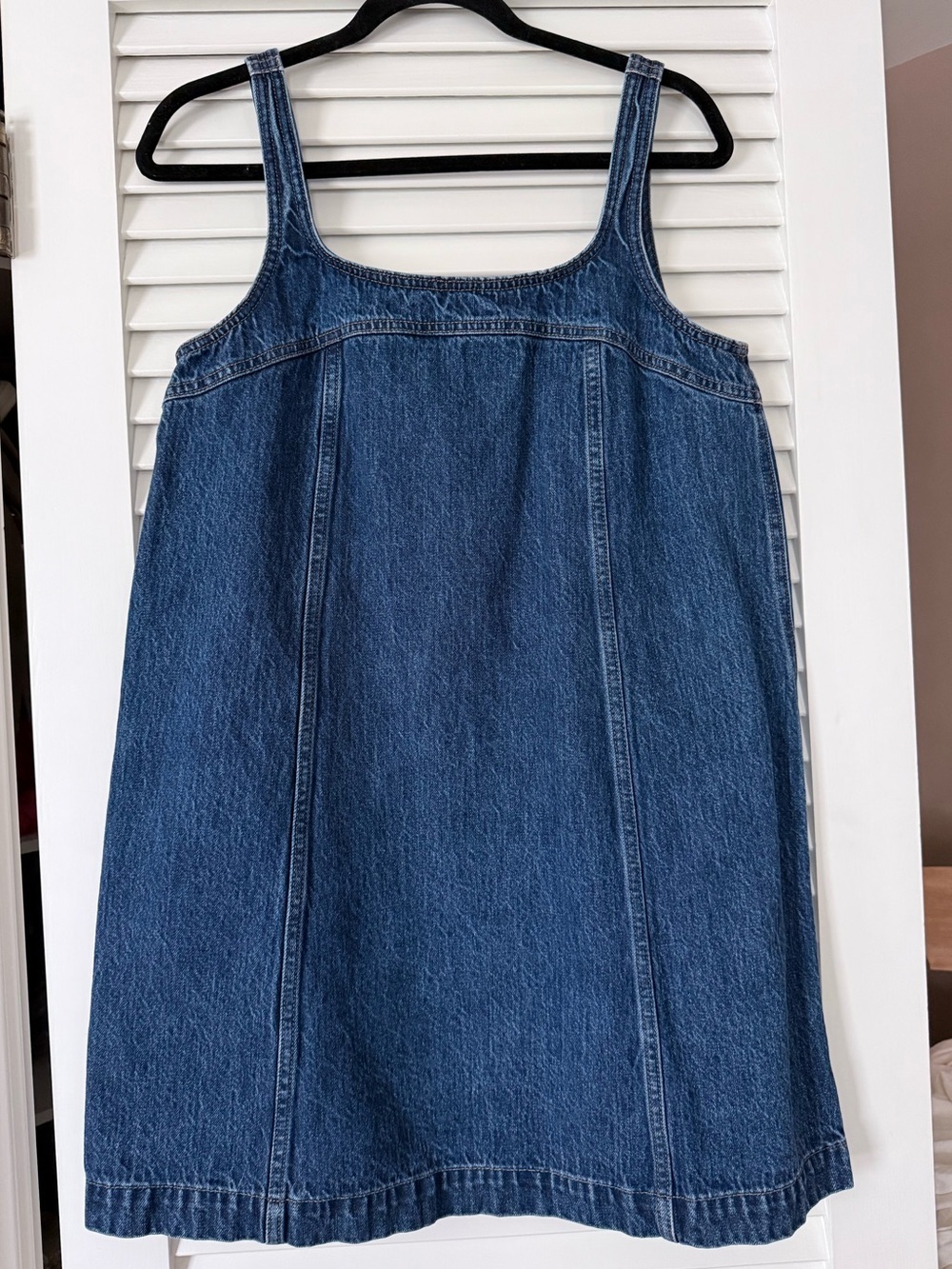 Madewell Denim A-Line Sleeveless Mini Dress in Ladera Wash Size 10 NWOT